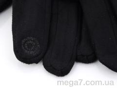 Перчатки, RuBi оптом 04 замш манжет black