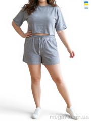 Костюм, Sport style оптом 1249 сірий