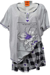 Ночные пижамы женские БАТАЛ оптом 92534761 03-40