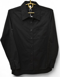 Рубашки женские BASE (черный) оптом 74306821 A602-18