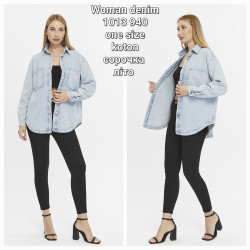 Куртки джинсовые женские оптом 41268537 1013-940-6