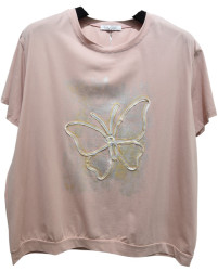 Футболки жіночі БАТАЛ оптом Kiss Me 