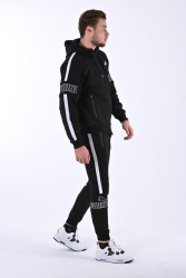 Спортивные костюмы мужские на флисе (black) оптом Турция 86357094 04-31