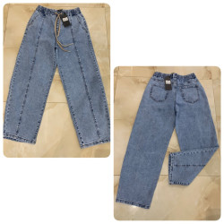 Джинсы БАГГИ женские БАТАЛ оптом 13496857 229-1