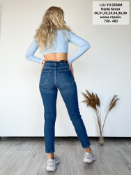 Джинсы женские LUJ YO ПОЛУБАТАЛ оптом 79083654 700 - 482-1