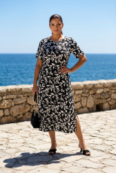 Платья женские БАТАЛ оптом 04891562 10-1