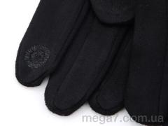 Перчатки, RuBi оптом 05 замш манжет black