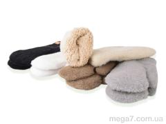 Варежки, CAP оптом CAP 2362 (альпака) mix