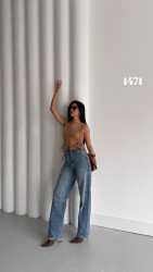 Джинсы женские БАГГИ оптом 51293846 1471-17