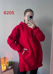 Худи женские на флисе БАТАЛ оптом 87159463 6205-13
