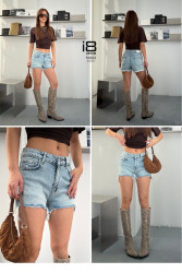 Шорти джинсові жіночі I8DENIM оптом