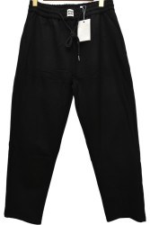 Брюки женские на флисе YIMEITE БАТАЛ оптом 80927453 2029-1-125