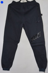 Спортивные штаны мужские на флисе (dark blue) оптом 01963245 05-56