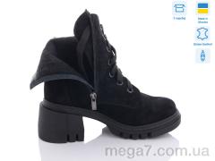 Ботинки, Mona Lisa оптом 77 чорний замш