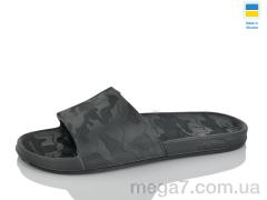 Шлепки, M&L  Alex13 оптом B400 т.сірий