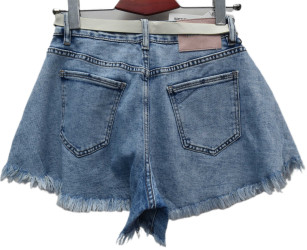 Шорты джинсовые женские DKNSEL ПОЛУБАТАЛ оптом 56734809 5877-183