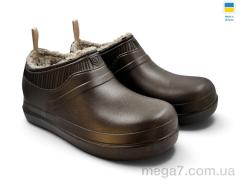 Галоши, Rai shoes оптом 7002 шоколад