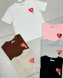 Футболки жіночі (чорний) оптом 