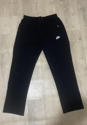 Спортивные штаны мужские БАТАЛ (черный) оптом 13054697 01-13