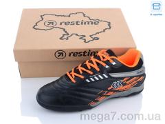 Футбольная обувь, Restime оптом DMB23007-1 black-grey