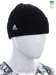Шапка, Angelica оптом Гармошка отворот Adidas black