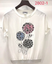 Футболки женские БАТАЛ оптом 17298650 2802-37