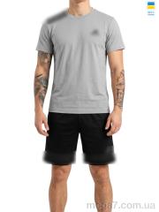 Спортивный костюм, Sport style оптом 11AD св.сірий-чорний