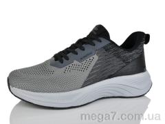 Кроссовки, Restime оптом EML26729 d.grey