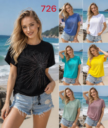 Футболки женские БАТАЛ оптом 12406759 726-185