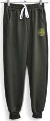 Спортивные штаны подростковые (хаки) оптом 81064573 02-45