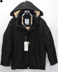 Куртки зимние мужские ZAKA на меху (black) оптом 84375029 L0201-20