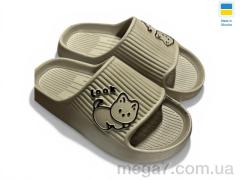 Шлепки, Rai shoes оптом 104 бежевий