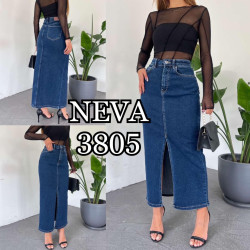 Юбки джинсовые женские NEVA оптом 14693820 3805-28