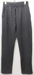Спортивные штаны женские JJF на меху (серый) оптом 60512837 JW5037-32