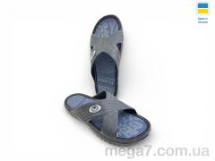 Шлепки, Rai shoes оптом --- 12X сіро-синій