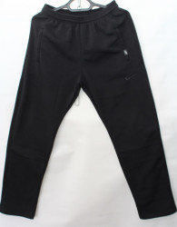 Спортивные штаны мужские на флисе (black) оптом 26758013 06-25