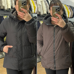 Куртки демисезонные двухсторонние женские оптом 74068231 26665-4