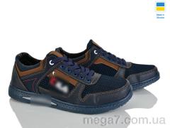 Кроссовки, Paolla оптом 221-3 синій-св.корич.