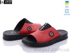 Шлепки, ARTO оптом 268 красный перф
