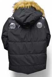 Куртки зимние юниор (черный) оптом 71259803 1644-3