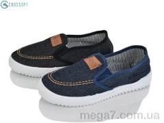 Слипоны, CROSSOPT оптом MJ18-641428 mix