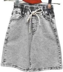 Шорты джинсовые подростковые FOREST JEANS оптом 42178935 5146-1