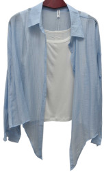 Сорочки жіночі ПОЛУБАТАЛ (2-ка) оптом 