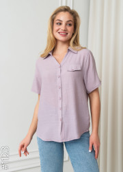Рубашки женские JJF БАТАЛ оптом 64925073 1123-17
