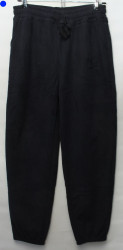 Спортивные штаны женские БАТАЛ на меху (dark blue) оптом 52384917 2011-4