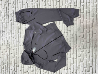 Спортивные костюмы мужские БАТАЛ (серый) оптом 01795842 F2001-AR-6