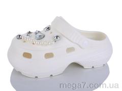 Кроксы, Alimama-Girnaive оптом 8121-1 білий