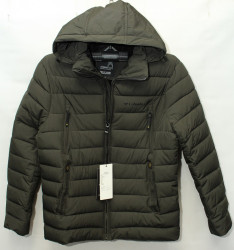 Куртки зимние мужские (хаки) оптом 56201487 Y24-15