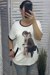 Футболки женские оптом --- 89245136 377-54