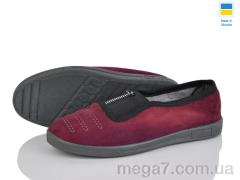 Тапки, Lot Shoes оптом Замочок бордо